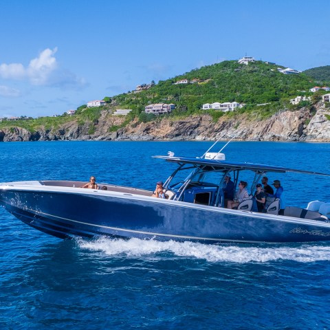 a small boat in a body of water